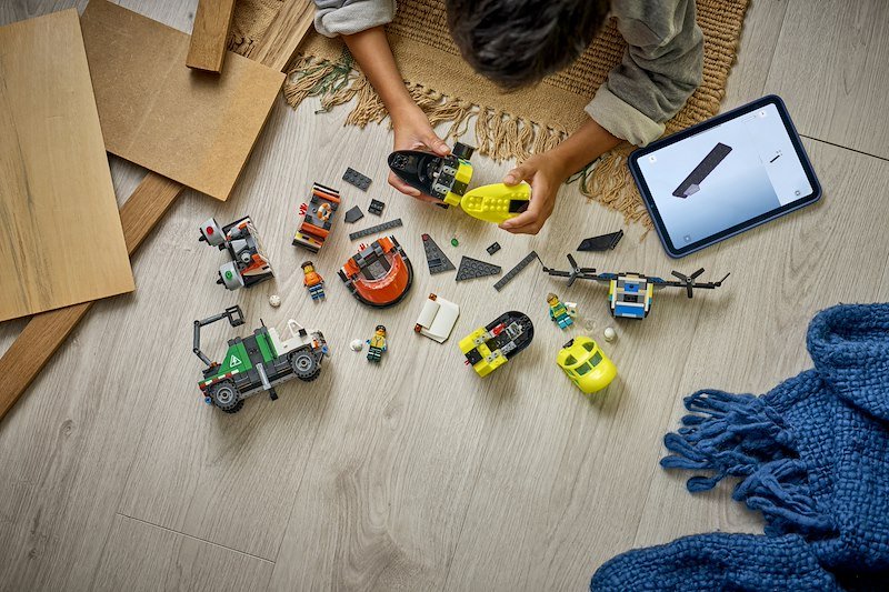 Lego® Remix aereo, camion di servizio e hovercraft 60505