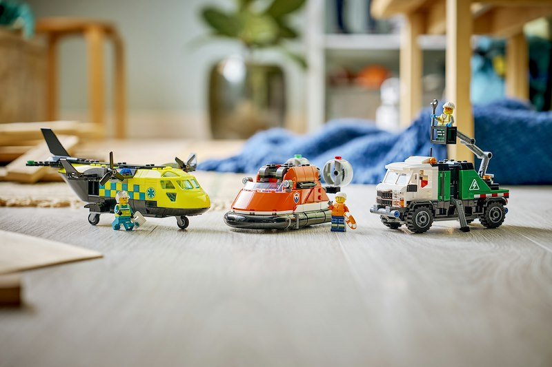 Lego® Remix aereo, camion di servizio e hovercraft 60505