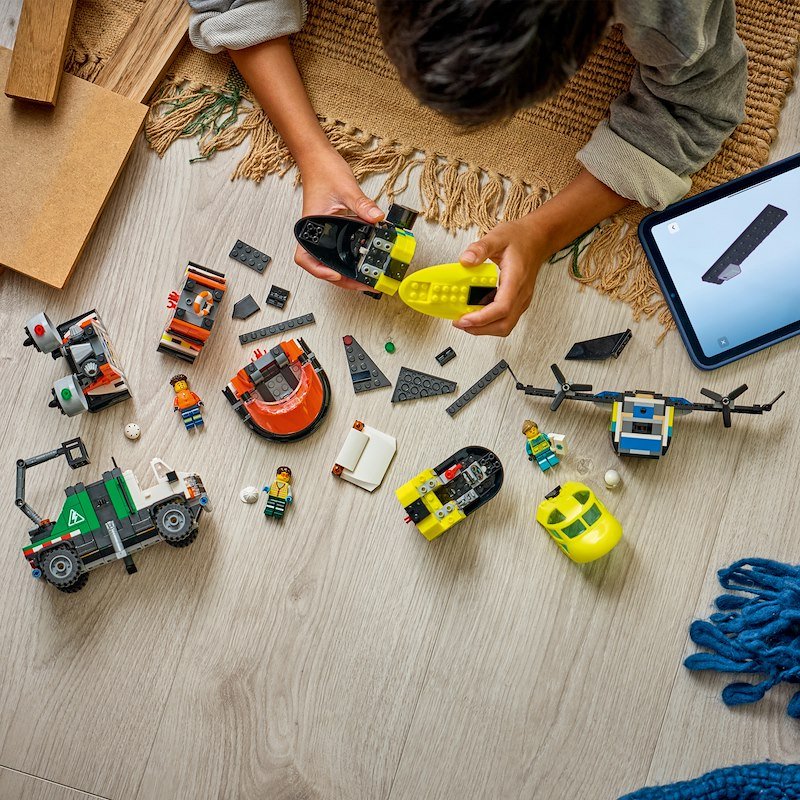 Lego® Remix aereo, camion di servizio e hovercraft 60505