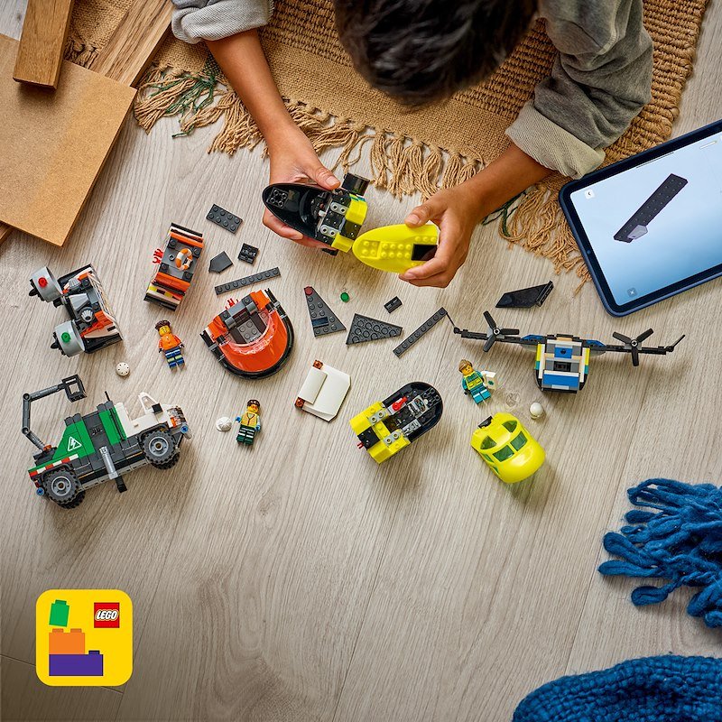 Lego® Remix aereo, camion di servizio e hovercraft 60505