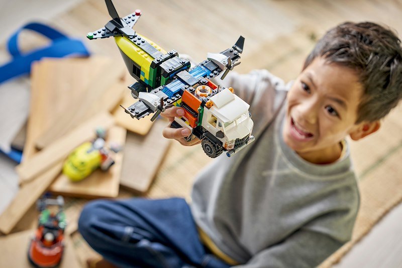 Lego® Remix aereo, camion di servizio e hovercraft 60505