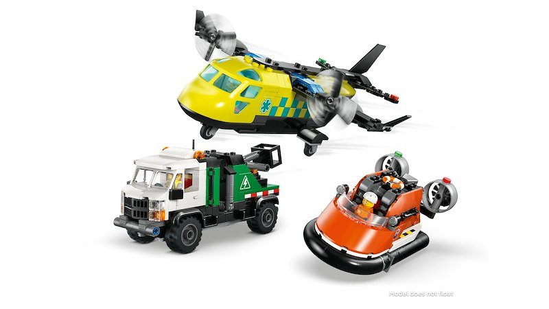 Lego® Remix aereo, camion di servizio e hovercraft 60505