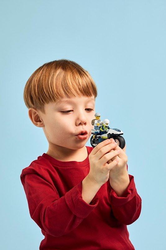 Lego® Inseguimento della moto della Polizia 60455