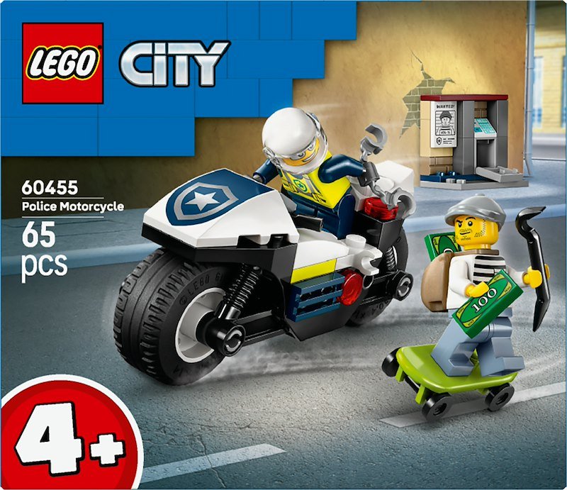Lego® Inseguimento della moto della Polizia 60455