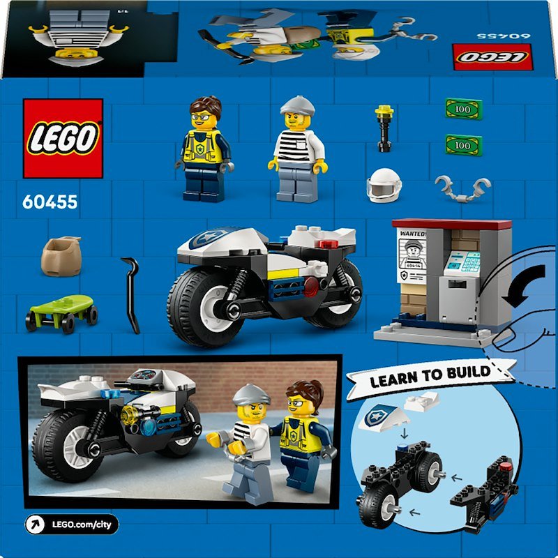 Lego® Inseguimento della moto della Polizia 60455