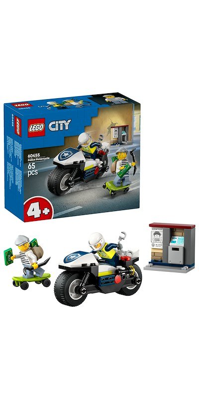 Lego® Inseguimento della moto della Polizia 60455
