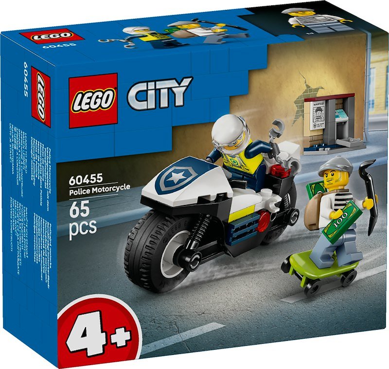 Lego® Inseguimento della moto della Polizia 60455
