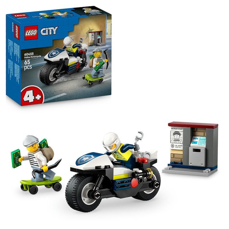 Lego® Inseguimento della moto della Polizia 60455