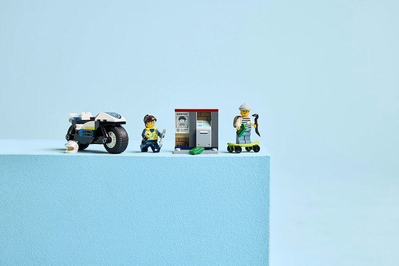 Lego® Inseguimento della moto della Polizia 60455