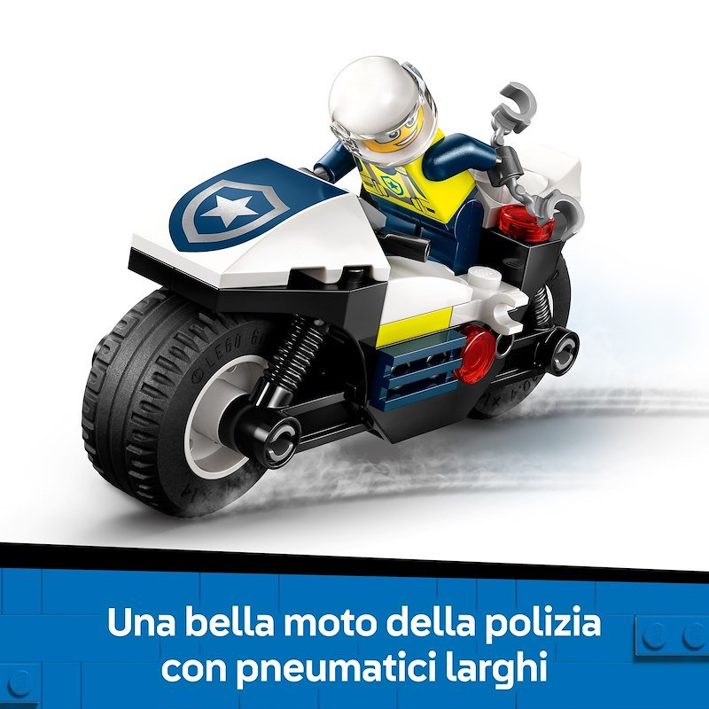 Lego® Inseguimento della moto della Polizia 60455