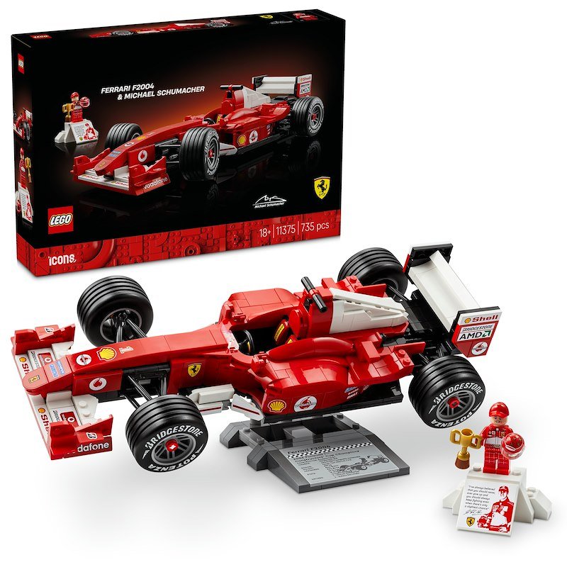 Lego® Icons Ferrari F72004 e Michael Schumacher  11375