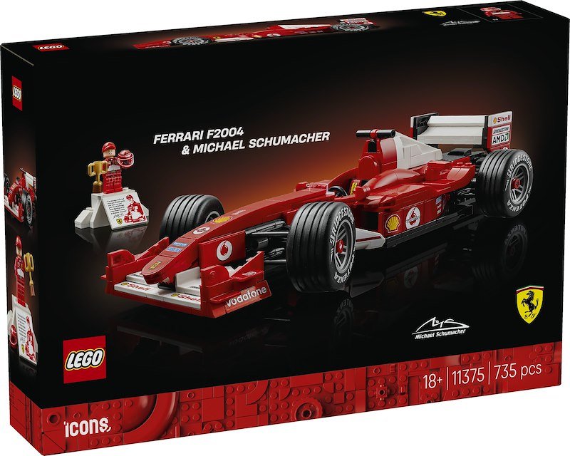 Lego® Icons Ferrari F72004 e Michael Schumacher  11375