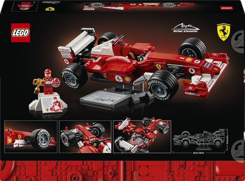 Lego® Icons Ferrari F72004 e Michael Schumacher  11375