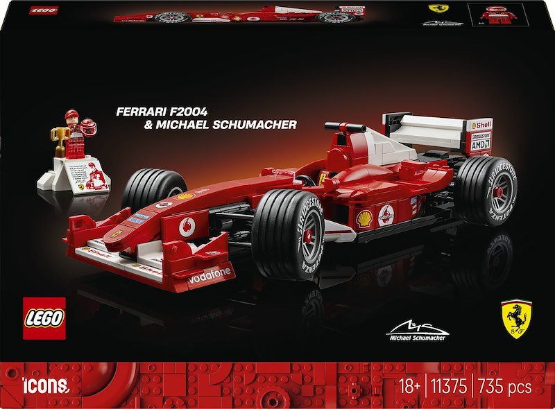 Lego® Icons Ferrari F72004 e Michael Schumacher  11375