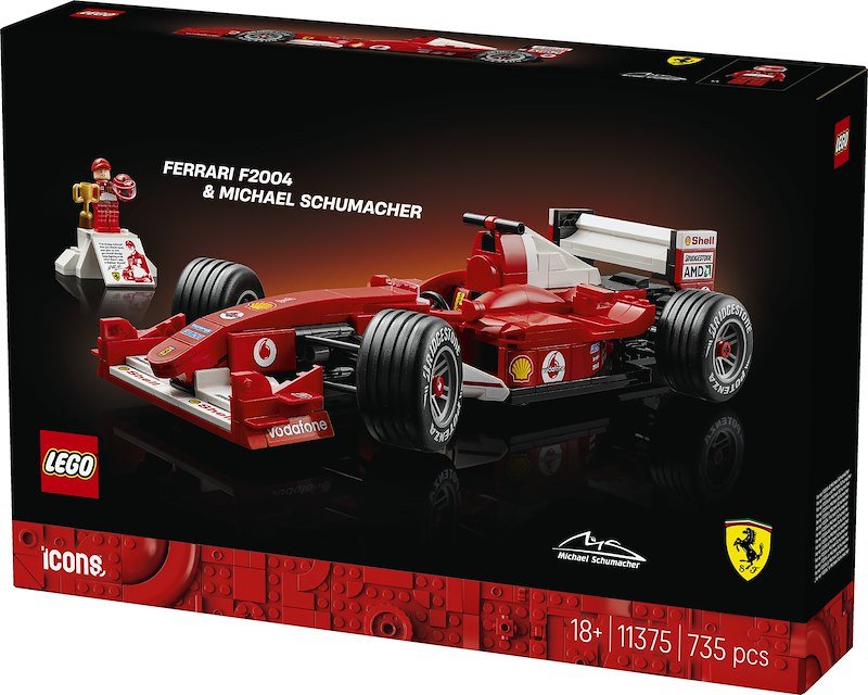 Lego® Icons Ferrari F72004 e Michael Schumacher  11375