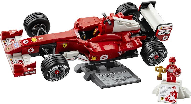 Lego® Icons Ferrari F72004 e Michael Schumacher  11375