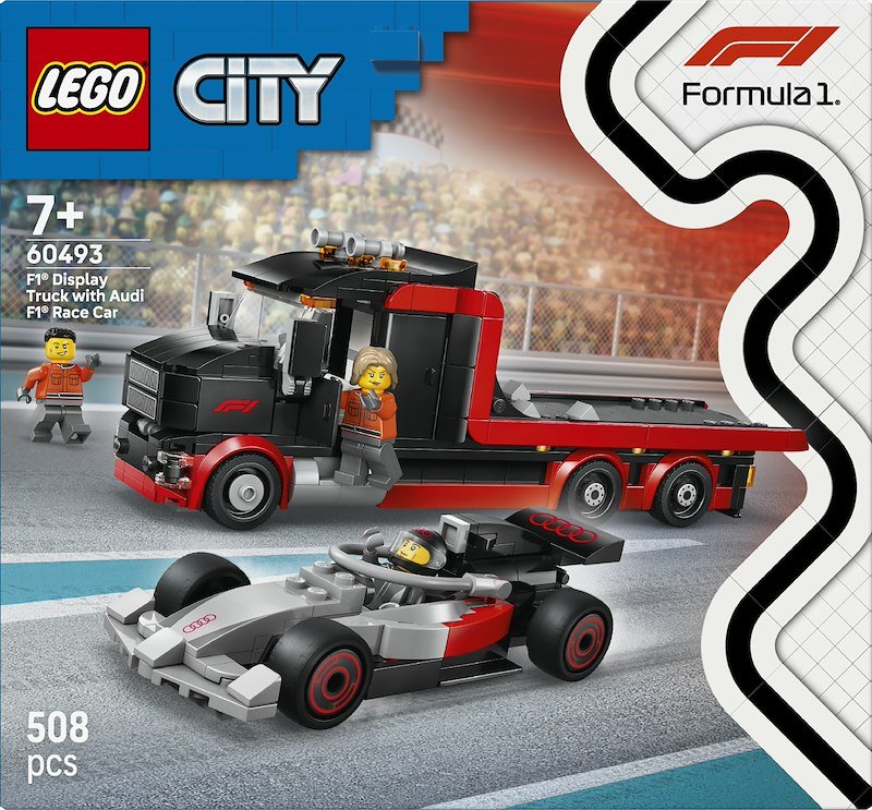 Lego® City Display Truck F1® con auto da corsa Audi F1® 60493