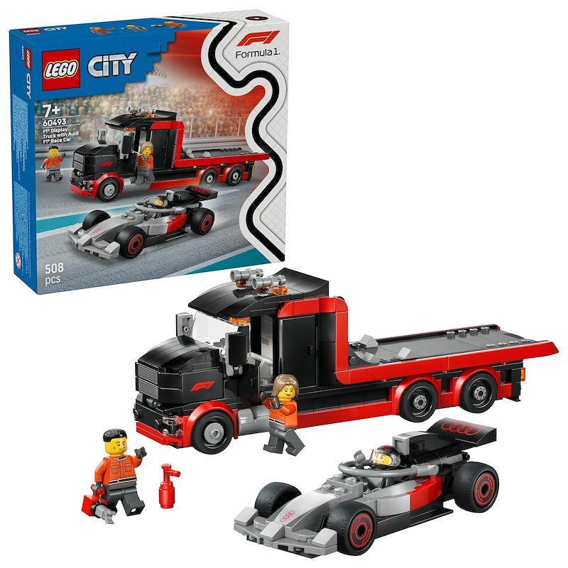 Lego® City Display Truck F1® con auto da corsa Audi F1® 60493