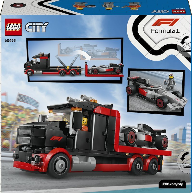 Lego® City Display Truck F1® con auto da corsa Audi F1® 60493
