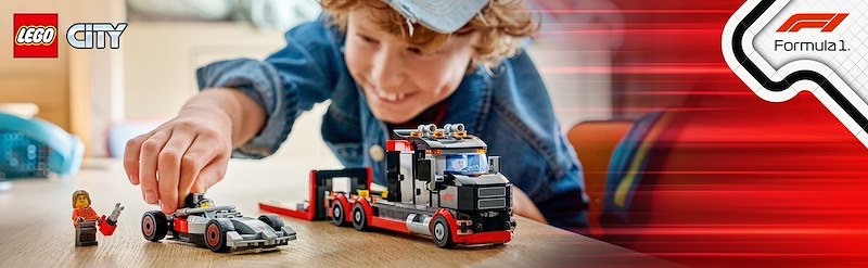 Lego® City Display Truck F1® con auto da corsa Audi F1® 60493