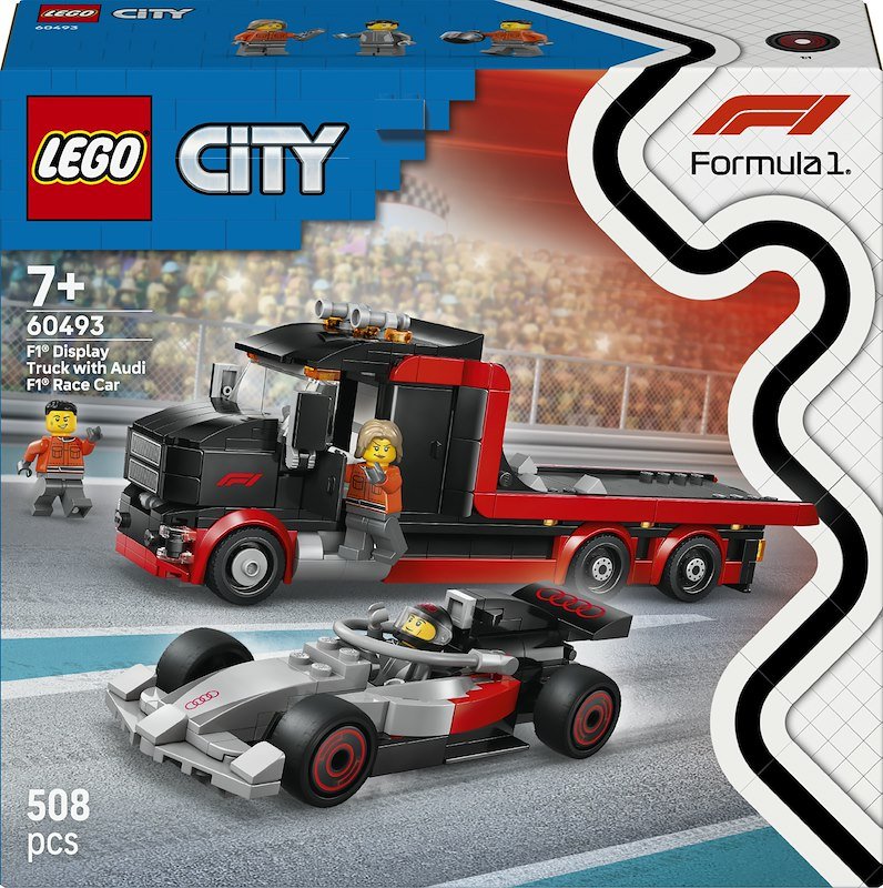 Lego® City Display Truck F1® con auto da corsa Audi F1® 60493