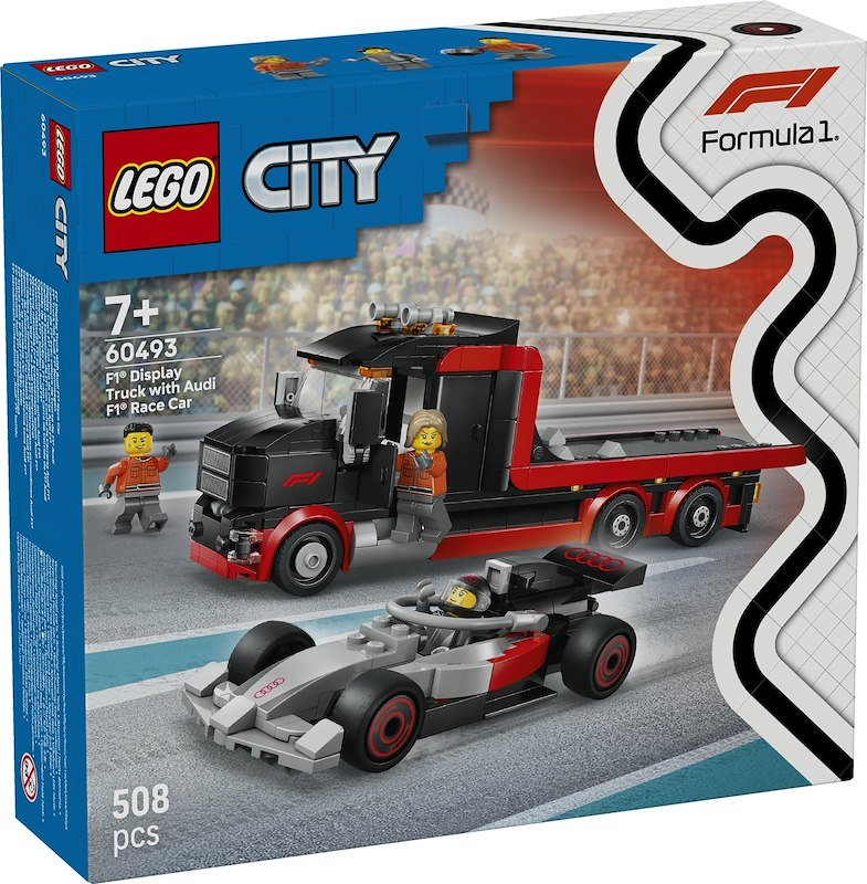 Lego® City Display Truck F1® con auto da corsa Audi F1® 60493