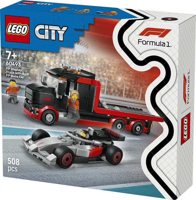 Lego® City Display Truck F1® con auto da corsa Audi F1® 60493