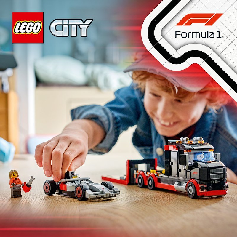 Lego® City Display Truck F1® con auto da corsa Audi F1® 60493