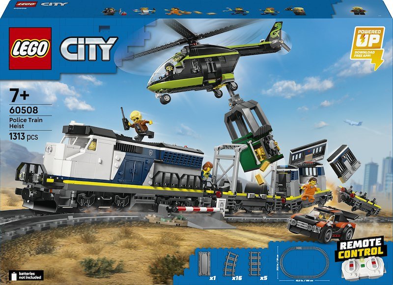Lego City Rapina al treno della polizia 60508