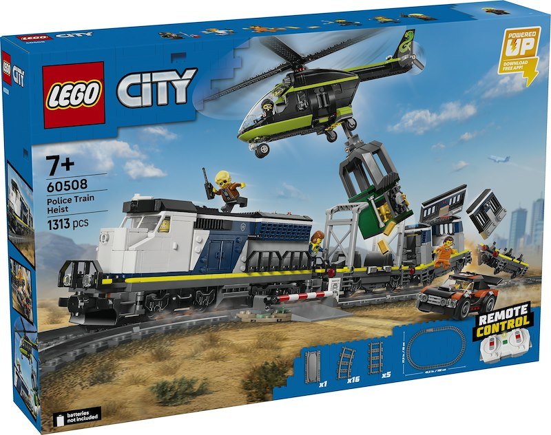 Lego City Rapina al treno della polizia 60508