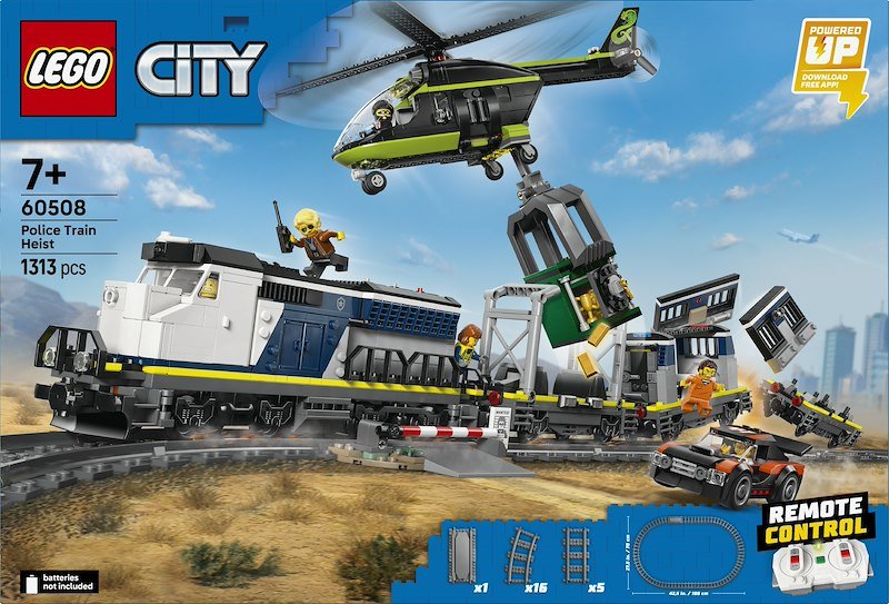 Lego City Rapina al treno della polizia 60508