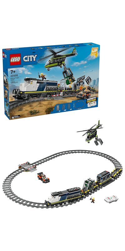 Lego City Rapina al treno della polizia 60508