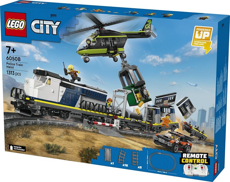 Lego City Rapina al treno della polizia 60508