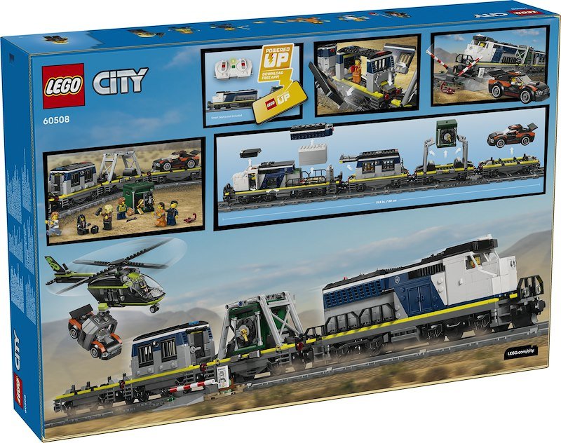Lego City Rapina al treno della polizia 60508