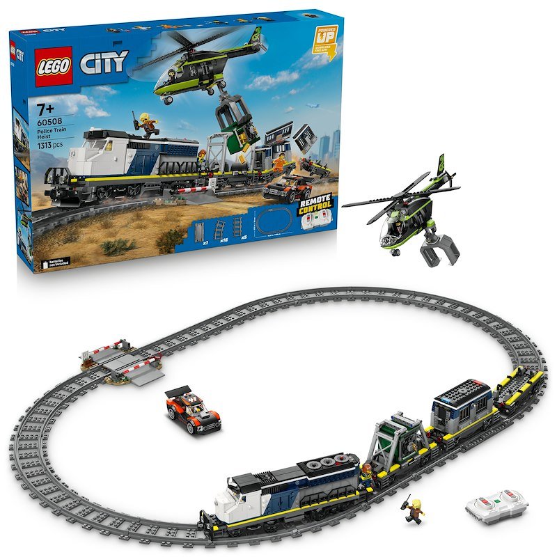 Lego City Rapina al treno della polizia 60508