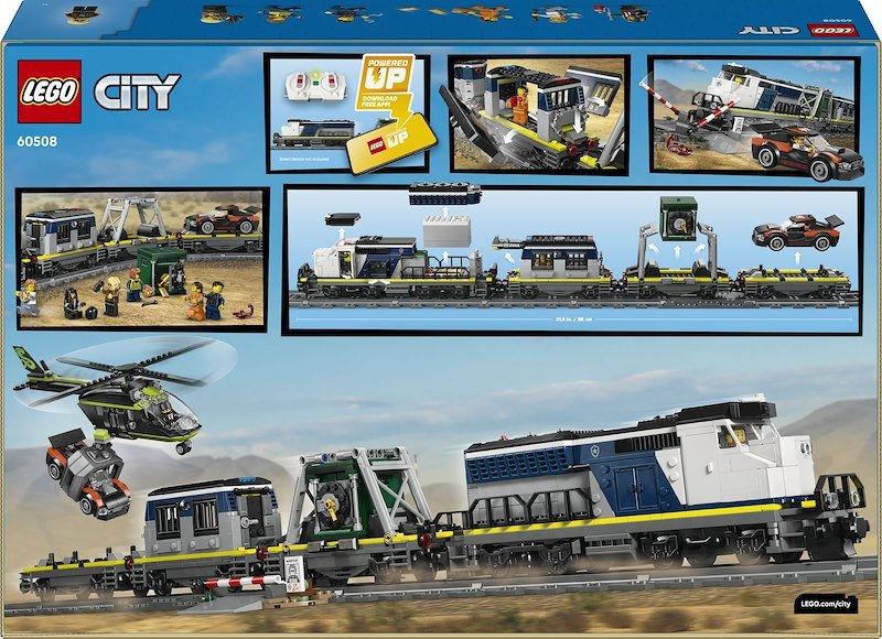 Lego City Rapina al treno della polizia 60508