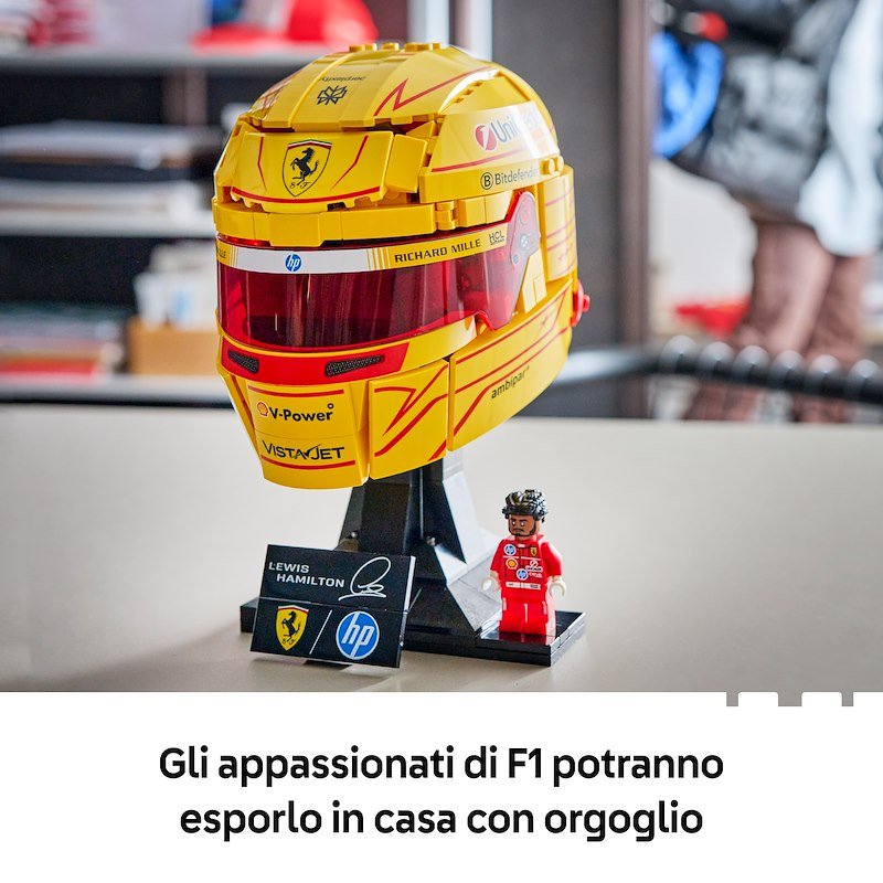 Lego Casco di Lewis Hamilton Scuderia Ferrari HP 43022