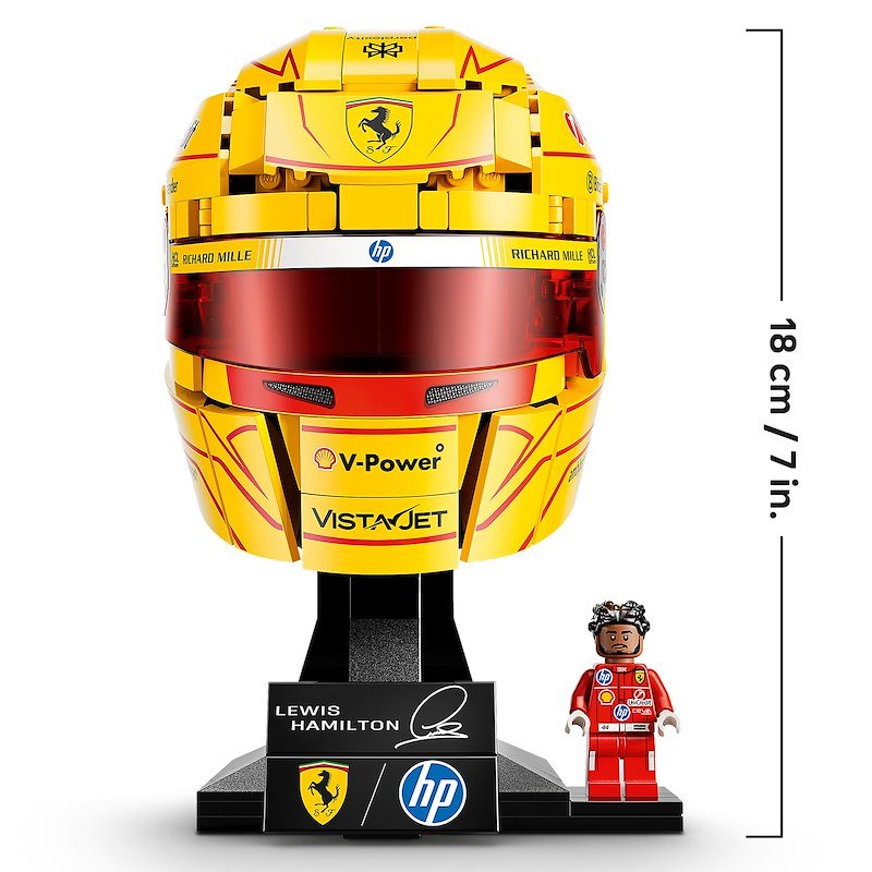 Lego Casco di Lewis Hamilton Scuderia Ferrari HP 43022