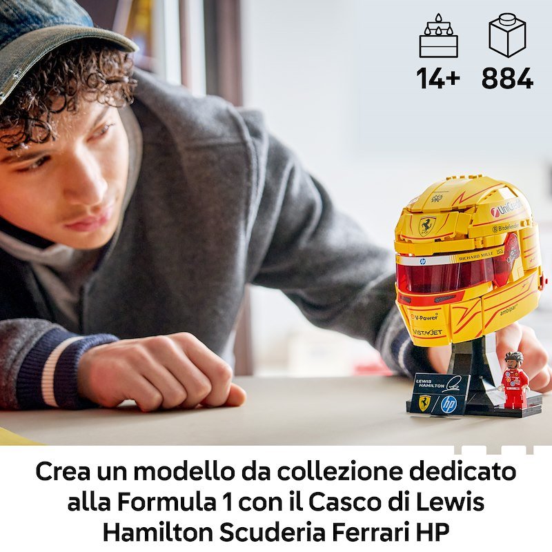 Lego Casco di Lewis Hamilton Scuderia Ferrari HP 43022