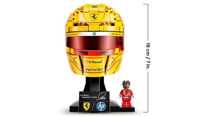 Lego Casco di Lewis Hamilton Scuderia Ferrari HP 43022