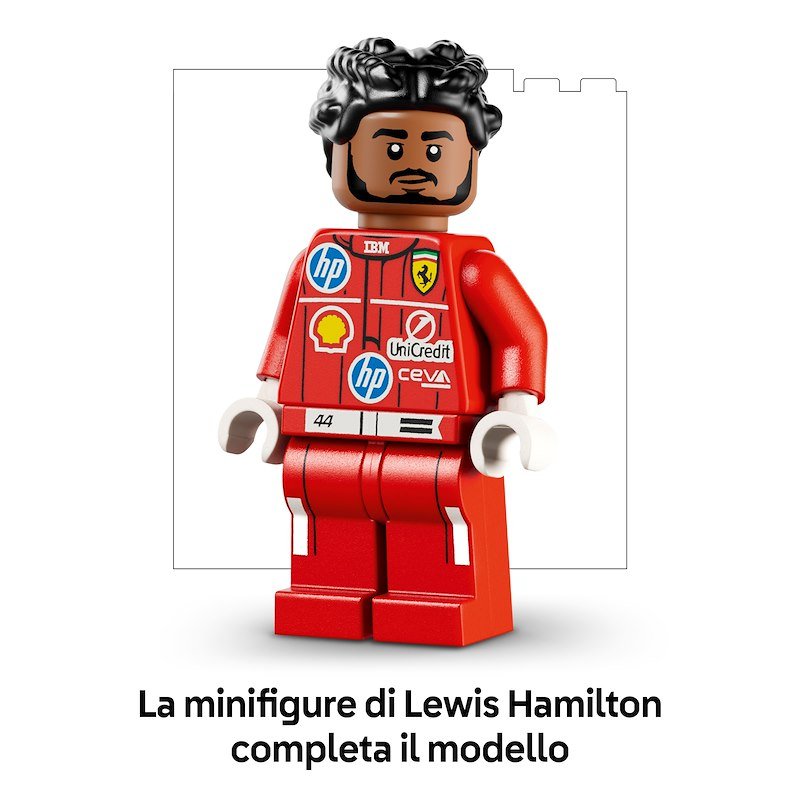 Lego Casco di Lewis Hamilton Scuderia Ferrari HP 43022