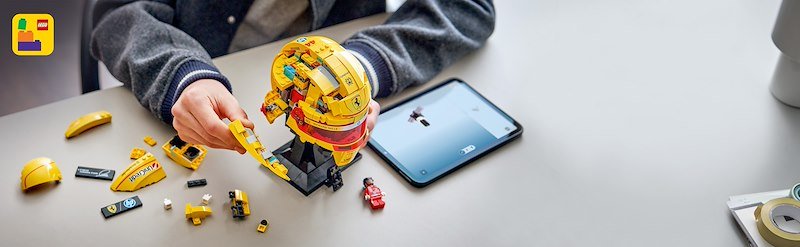 Lego Casco di Lewis Hamilton Scuderia Ferrari HP 43022