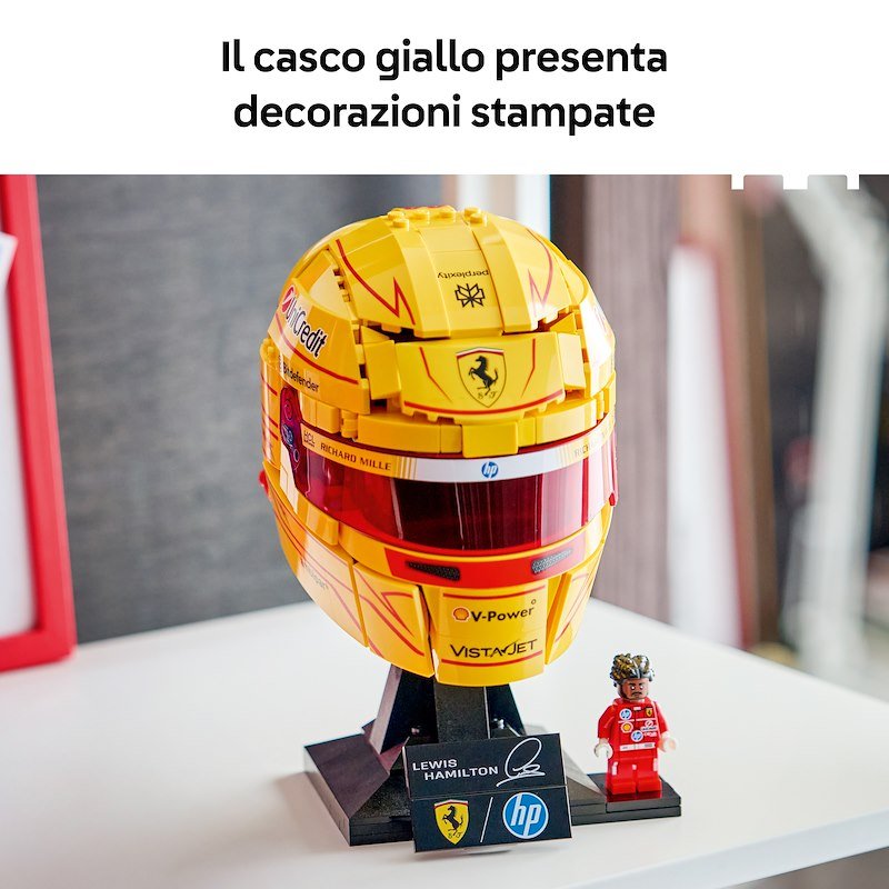 Lego Casco di Lewis Hamilton Scuderia Ferrari HP 43022