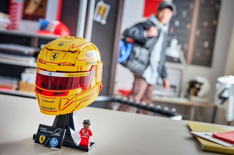 Lego Casco di Lewis Hamilton Scuderia Ferrari HP 43022