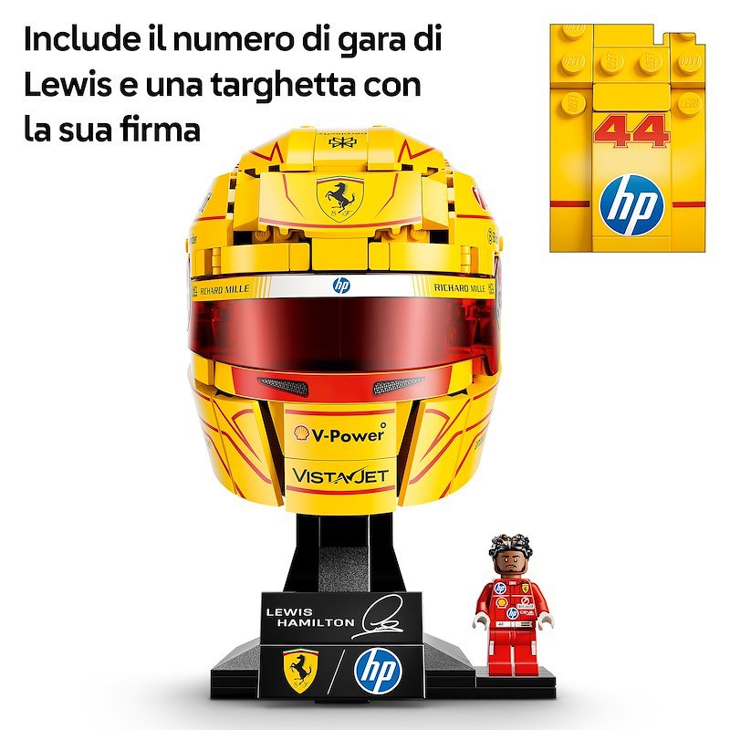 Lego Casco di Lewis Hamilton Scuderia Ferrari HP 43022