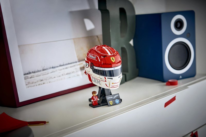 Costruzioni Lego Casco Di Charles Leclerc Scuderia Ferrari Hp - 16