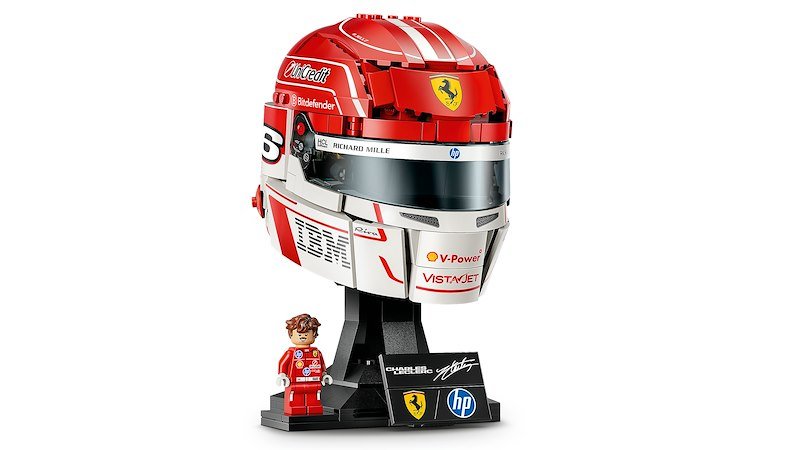 Costruzioni Lego Casco Di Charles Leclerc Scuderia Ferrari Hp - 13