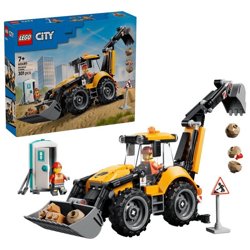 Lego® Scavatrice da cantiere gialla 60480