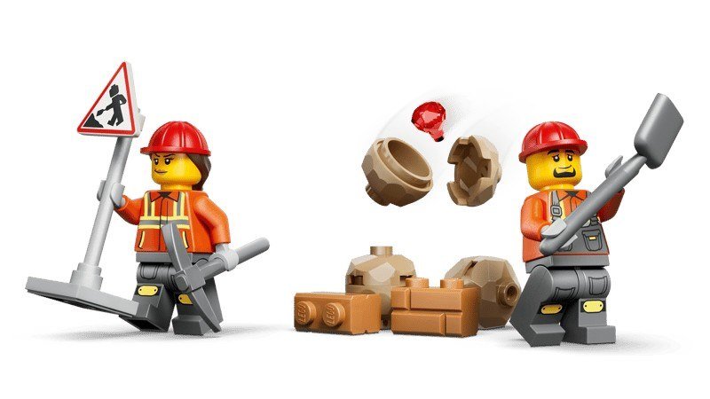 Lego® Scavatrice da cantiere gialla 60480