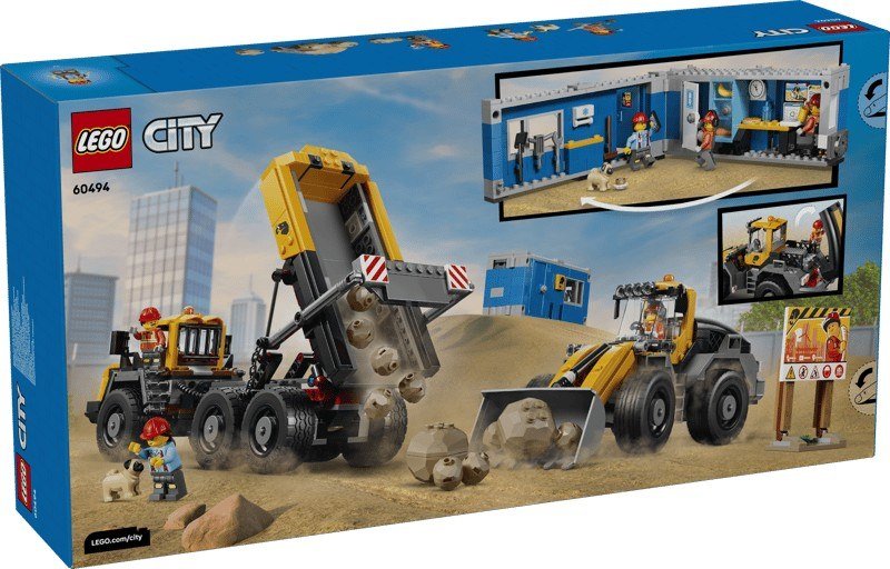 Lego® Camion ribaltabile e pala meccanica 60494